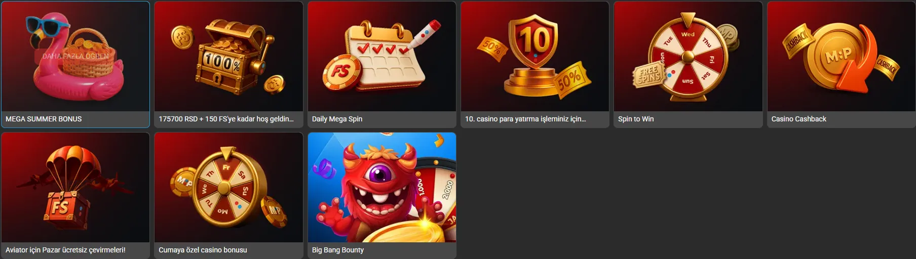 Megapari Bonus Dünyasına Genel Bakış